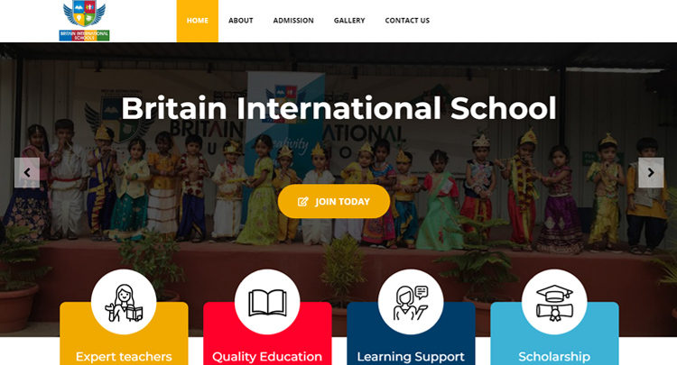 Website Development for Schools