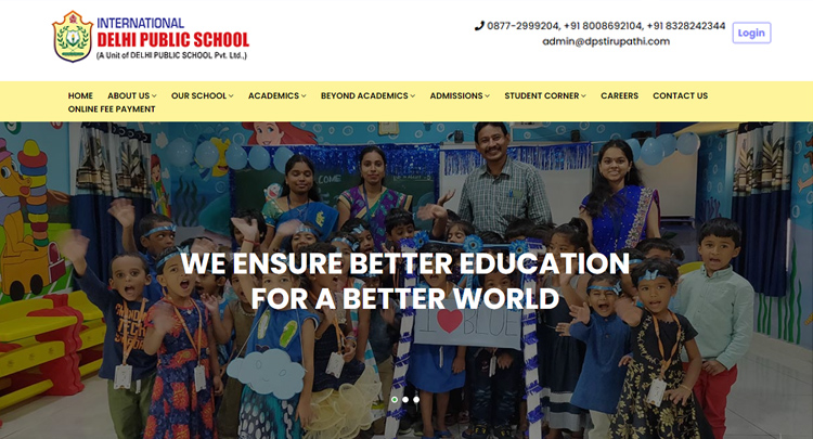 Website Development for Schools