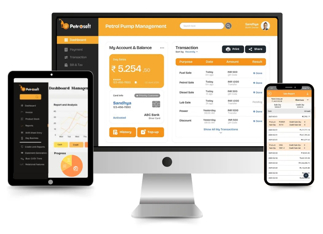 Petrol Pump management software