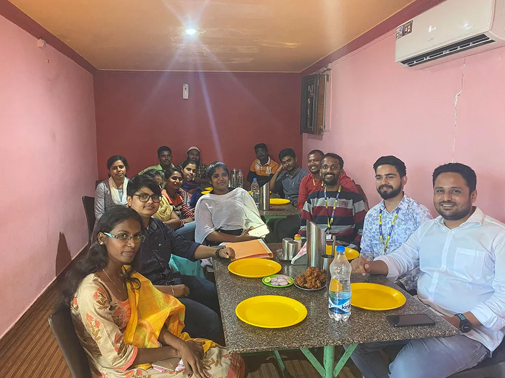 Team Dinner Gallery - Youngminds Software Technologies